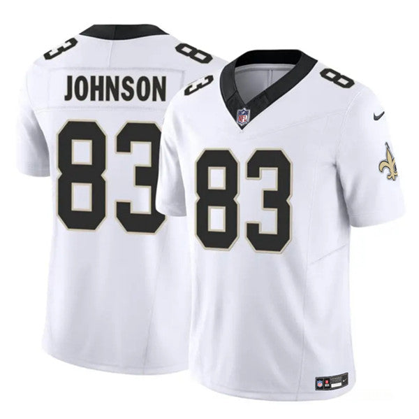Juwan Johnson New Orleans Saints white FUSE jersey