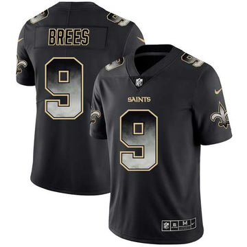 Drew Brees New Orleans Saints black Fashion jersey
