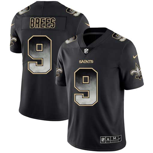 Drew Brees New Orleans Saints black Fashion jersey