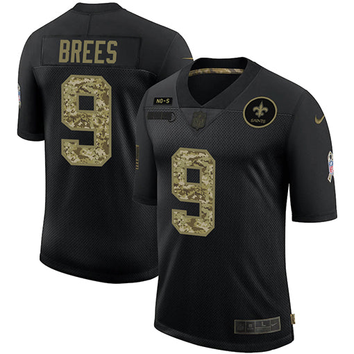Drew Brees New Orleans Saints black Salute To Service jersey