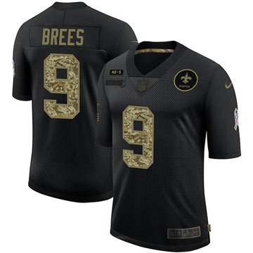 Drew Brees New Orleans Saints black Salute To Service jersey