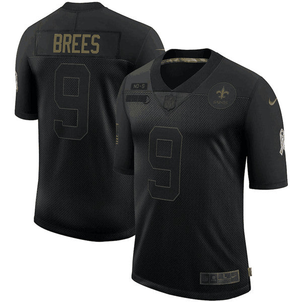 Drew Brees New Orleans Saints black Salute To Service jersey