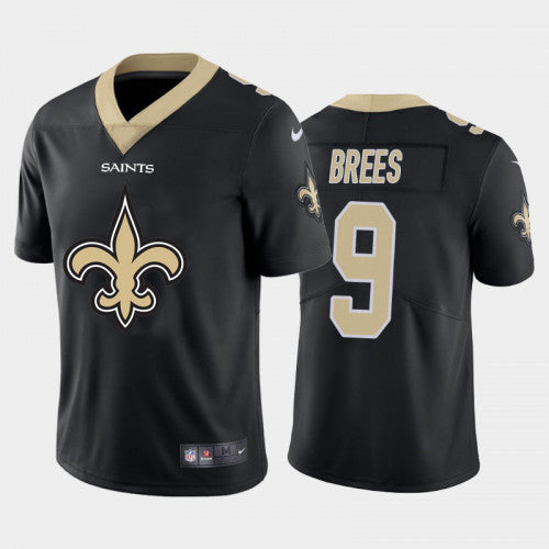 Drew Brees New Orleans Saints black jersey