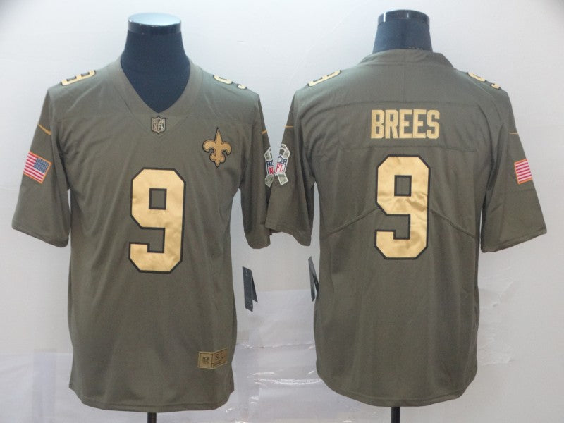 Drew Brees New Orleans Saints camo Salute To Service jersey