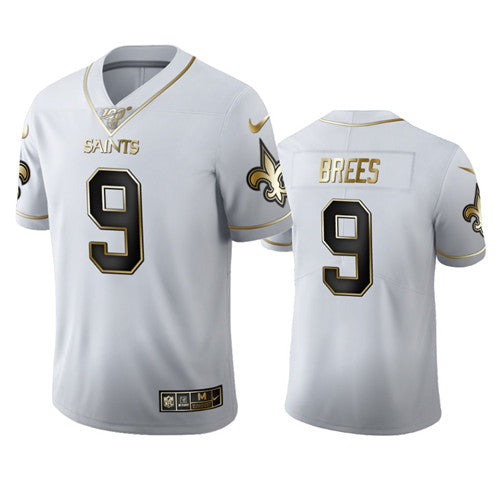 Drew Brees New Orleans Saints white jersey