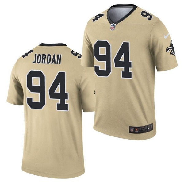 Cameron Jordan New Orleans Saints gold Inverted Legend jersey