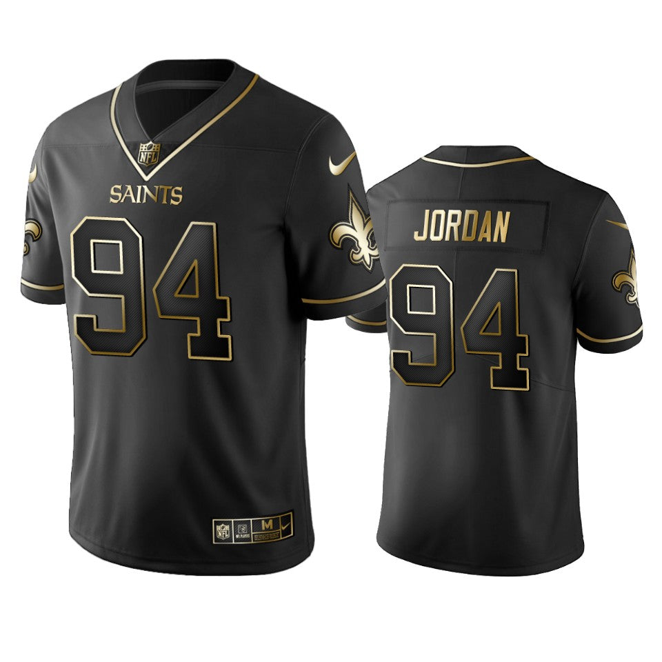 Cameron Jordan New Orleans Saints black jersey