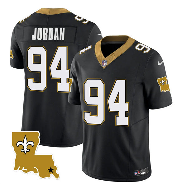 Cameron Jordan New Orleans Saints black FUSE jersey