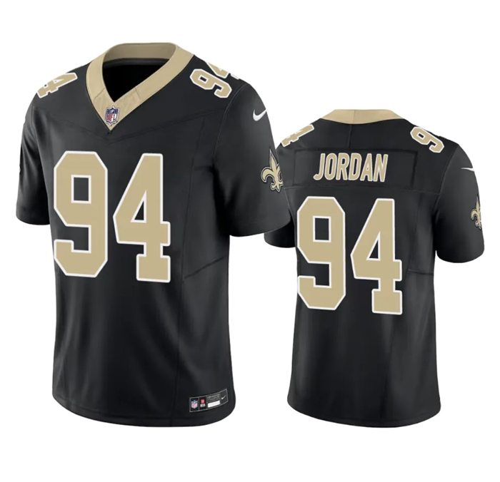 Cameron Jordan New Orleans Saints black FUSE jersey