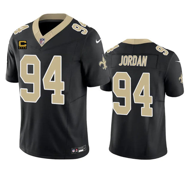 Cameron Jordan New Orleans Saints black FUSE jersey