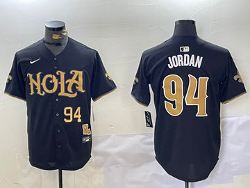 Cameron Jordan New Orleans Saints black jersey