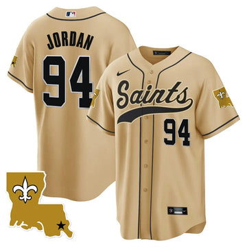 Cameron Jordan New Orleans Saints gold jersey