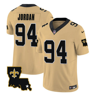 Cameron Jordan New Orleans Saints gold FUSE jersey