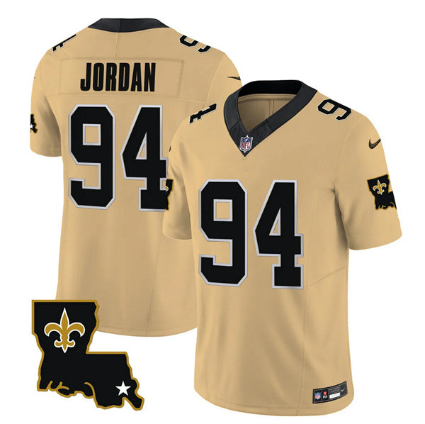 Cameron Jordan New Orleans Saints gold FUSE jersey