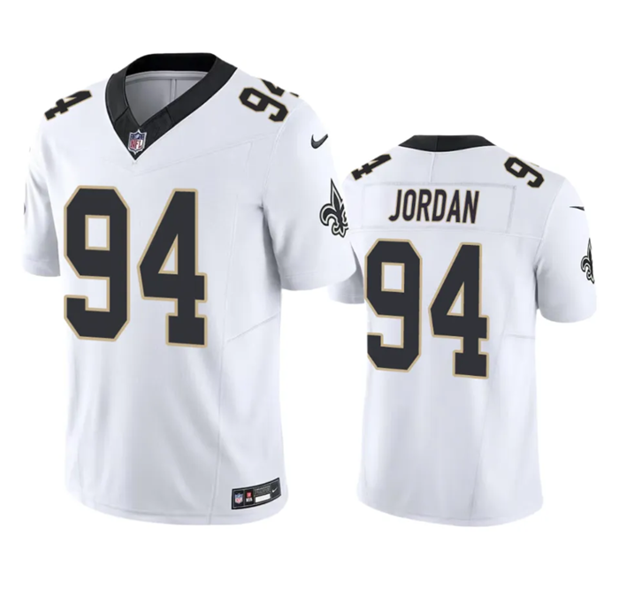 Cameron Jordan New Orleans Saints white FUSE jersey