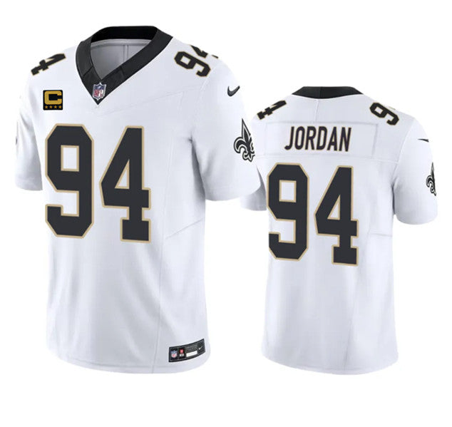 Cameron Jordan New Orleans Saints white FUSE jersey
