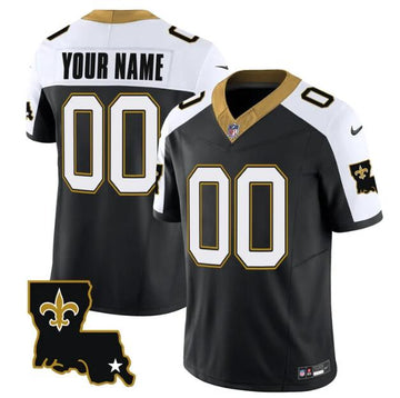 Custom New Orleans Saints black FUSE jersey