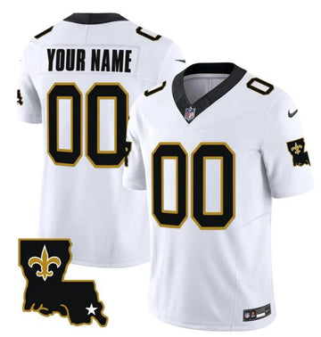 Custom New Orleans Saints white FUSE jersey