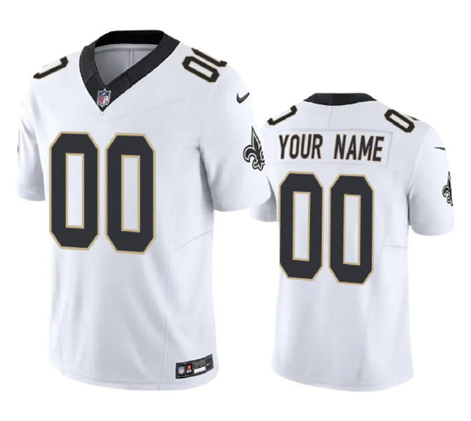 New Orleans Saints Custom White 2023 FUSE Jersey