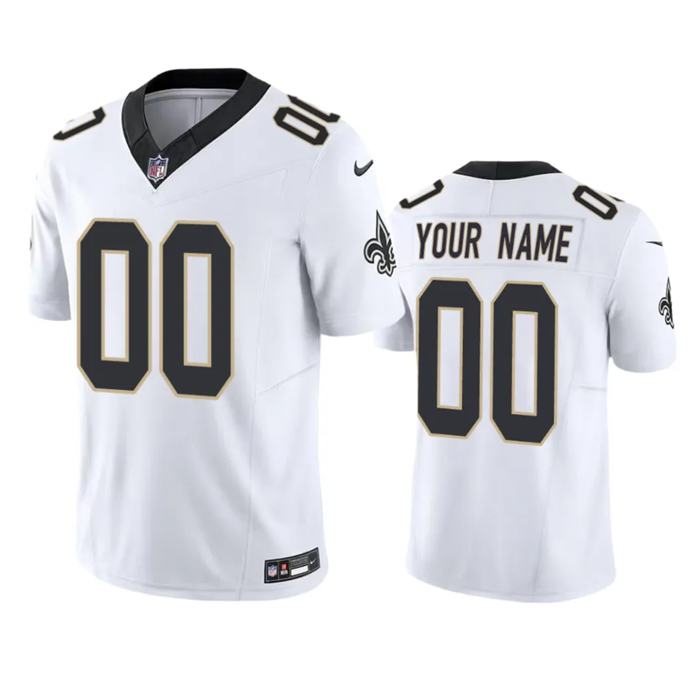 Custom New Orleans Saints white FUSE jersey