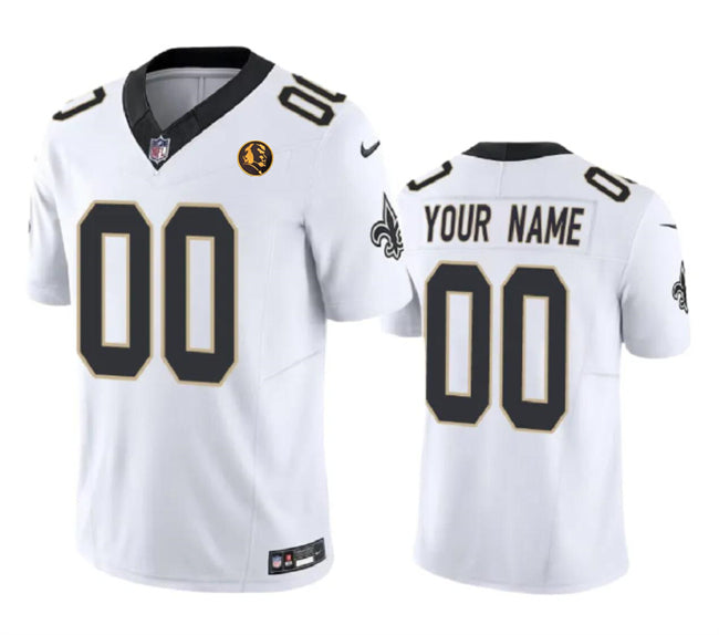 Custom New Orleans Saints white FUSE jersey