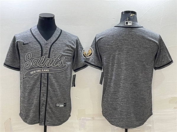 Custom New Orleans Saints gray jersey