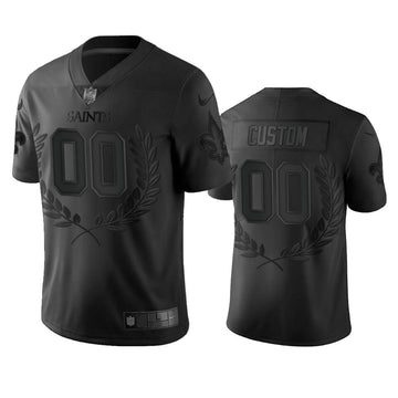 Custom New Orleans Saints black Split jersey