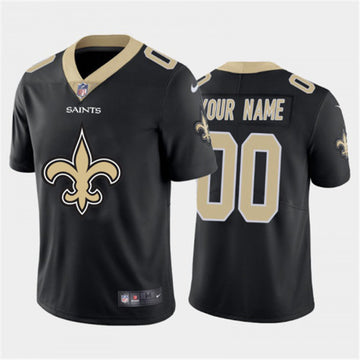 Custom New Orleans Saints black jersey