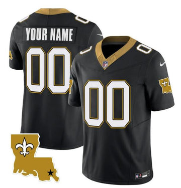 Custom New Orleans Saints black FUSE jersey