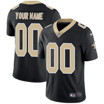 Custom New Orleans Saints black jersey