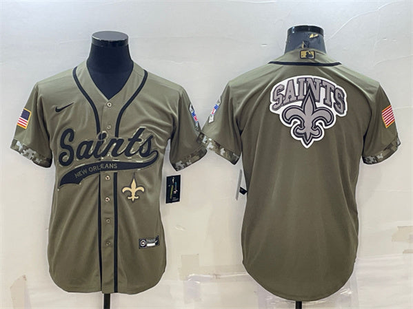 New Orleans Saints olive Salute To Service jersey