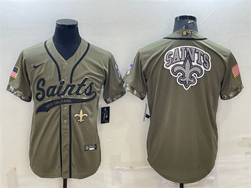New Orleans Saints olive Salute To Service jersey