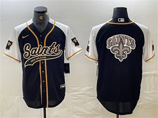Team Big Logo New Orleans Saints black-white jersey