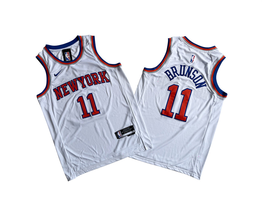 Jalen Brunson New York Knicks white jersey