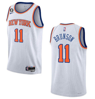 Jalen Brunson New York Knicks white jersey