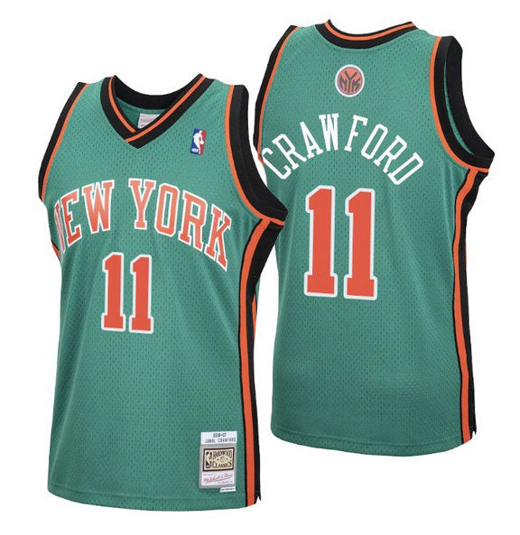 Jamal Crawford New York Knicks green jersey