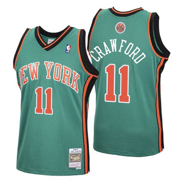 Jamal Crawford New York Knicks green jersey