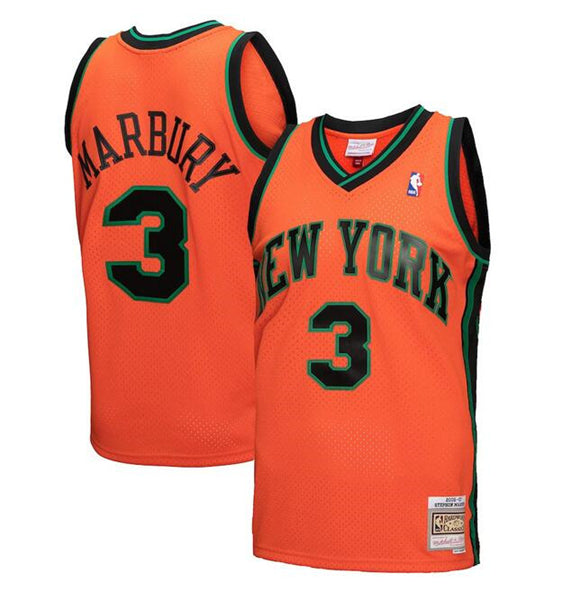 Stephon Marbury New York Knicks orange jersey