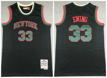 Patrick Ewing New York Knicks black Throwback jersey