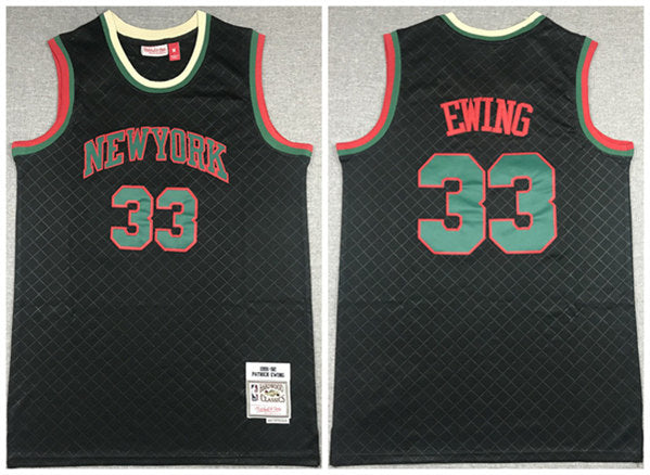 Patrick Ewing New York Knicks black Throwback jersey