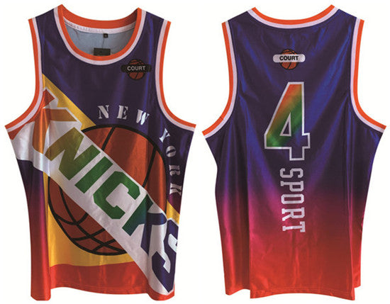 Derrick Rose New York Knicks purple jersey