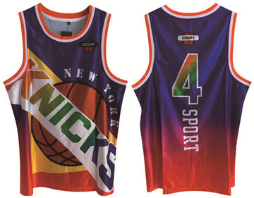 Derrick Rose New York Knicks purple jersey