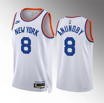 OG Anunoby New York Knicks white City Edition jersey