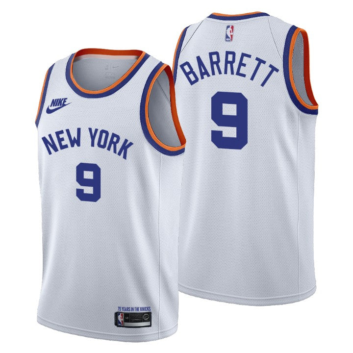 RJ New York Knicks white City Edition jersey
