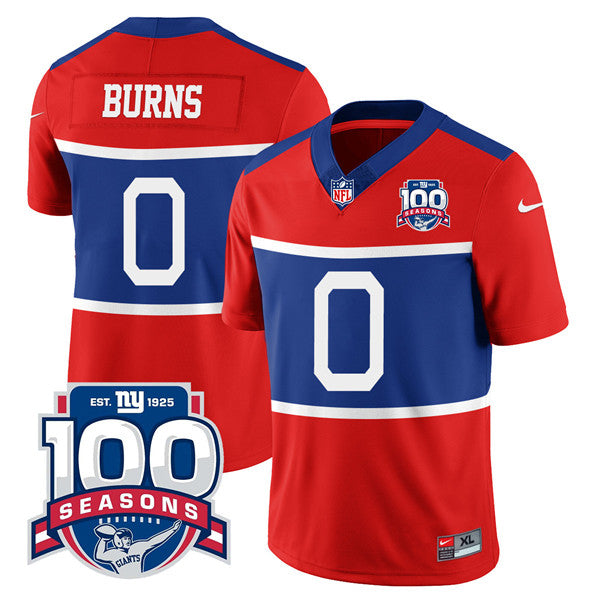 Brian Burns Century New York Giants red jersey