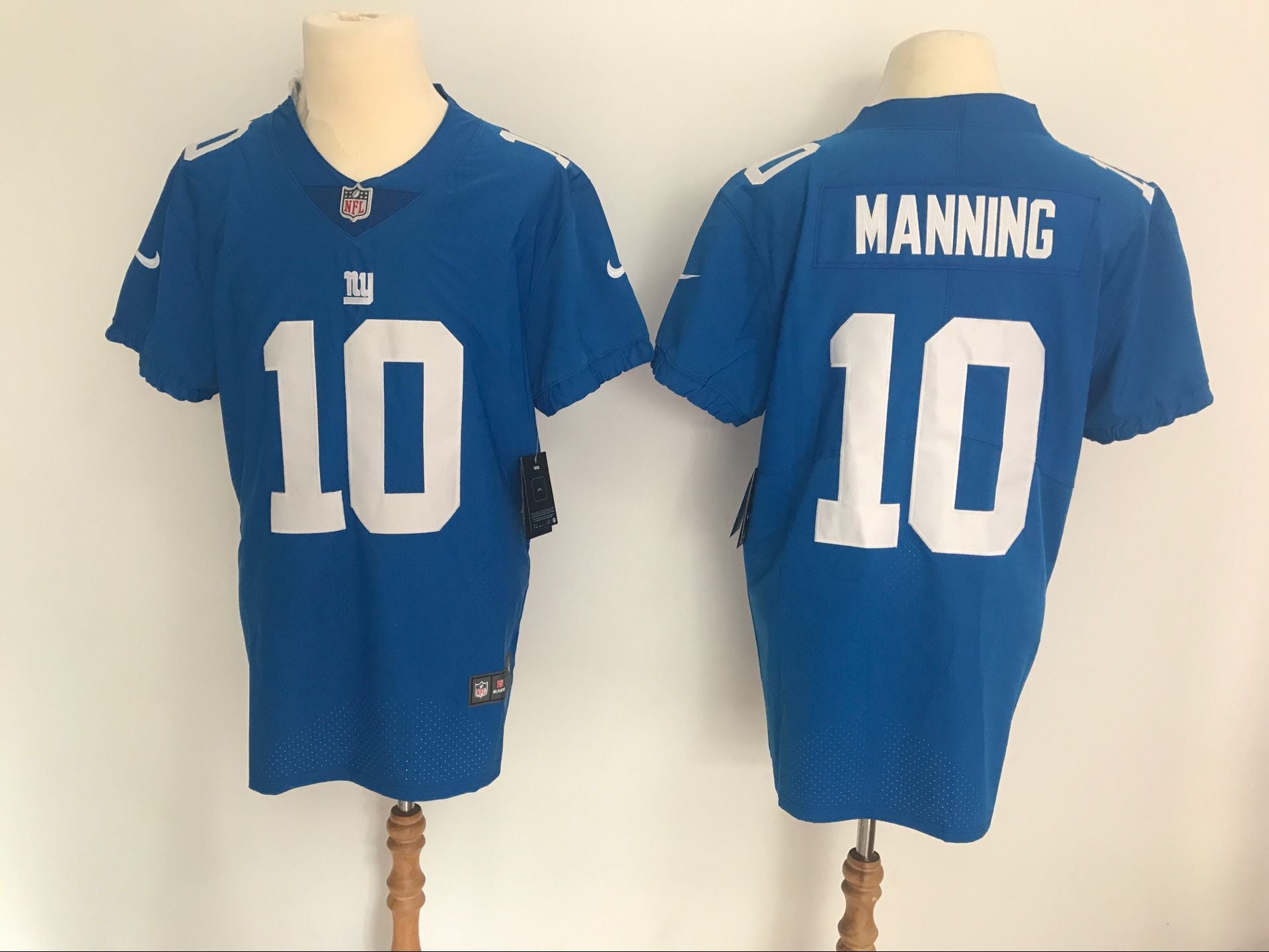 Eli Manning New York Giants blue Elite jersey
