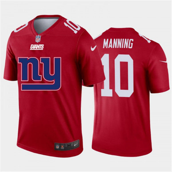 Eli Manning New York Giants red Inverted Legend jersey