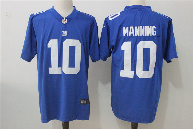 Eli Manning New York Giants royal jersey