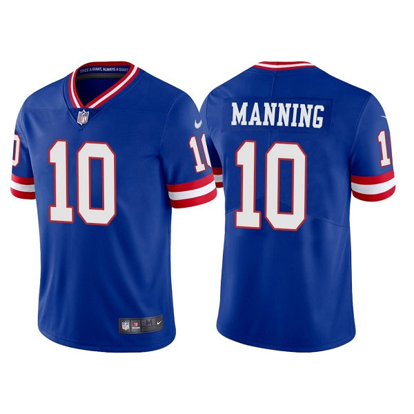 Eli Manning New York Giants royal jersey