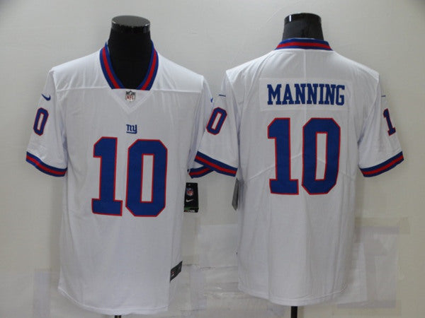 Eli Manning New York Giants white jersey